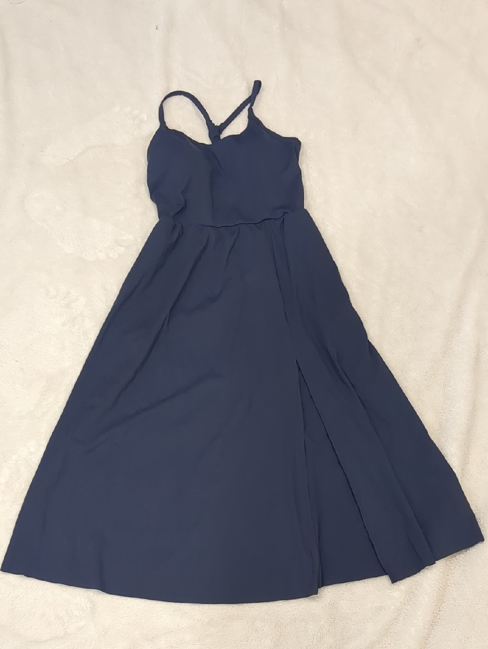 🐿️🐿️Halara Navy Spaghetti-Strap Maxi Dress - Classic Summer Style